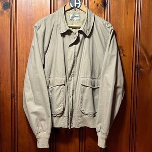 Vintage LL BEAN jacket. Safari tan. Medium. Lightly worn